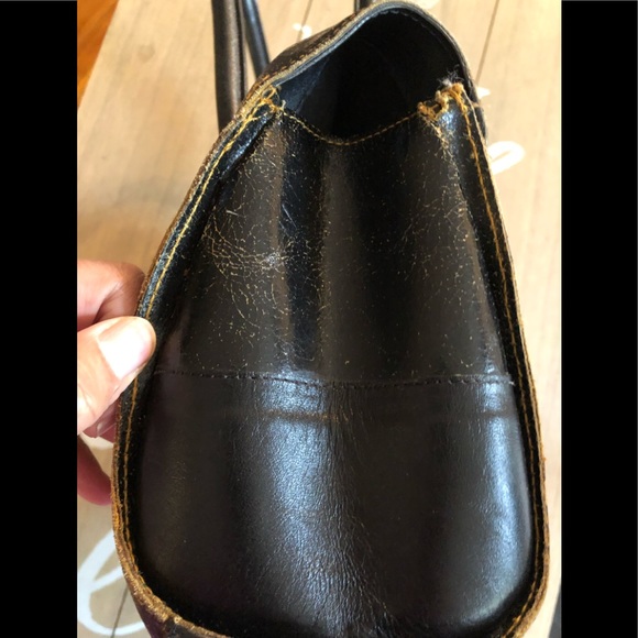 Vintage Anne Klein Black Leather Handbag - Picture 13 of 16